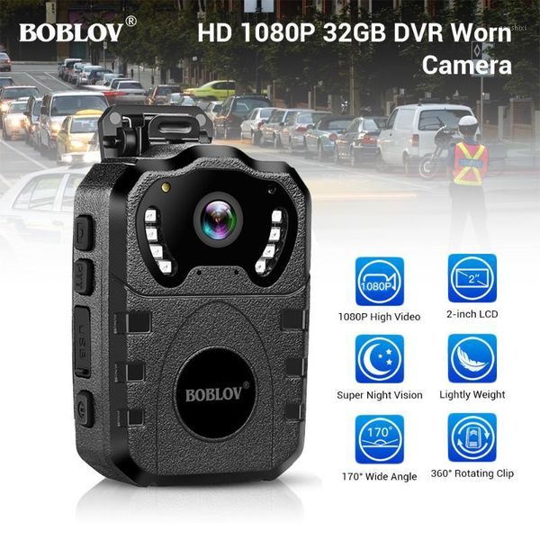 

mini cameras boblov wn10 hd 1080p body cam portable infrared ir night camera loop record security dvr video recorder worn camera1