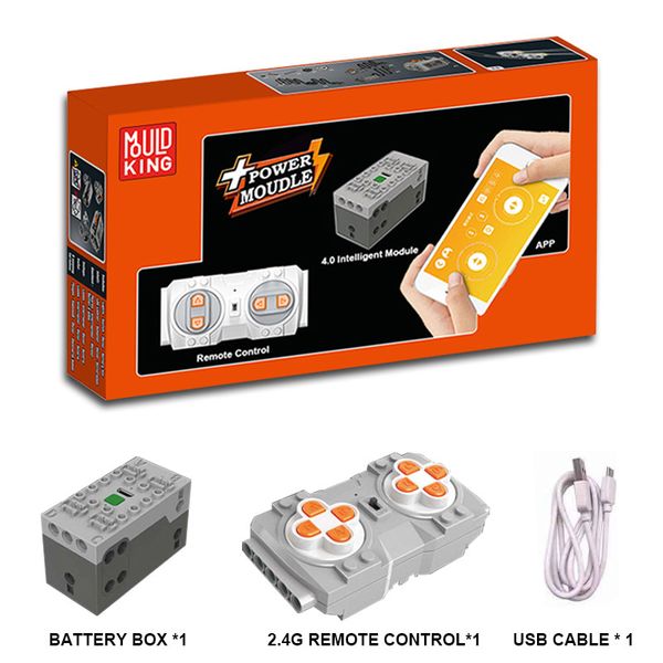 

app rc motor compatible lepinblocks technic car train remote control battery box power function 20086 20001 42056 spare part 1008