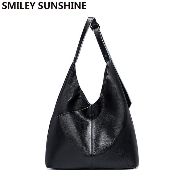 

100% real cow genuine leather handbags vintage large women high handbag female shoulder bags black winter new bag for women 2020