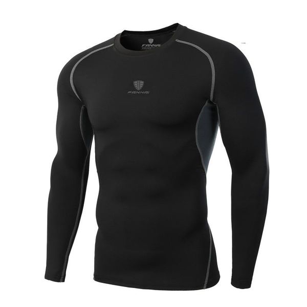 

fitness tights stretch long-sleeved quick-drying breathable basketball running training t-shirt, White;red