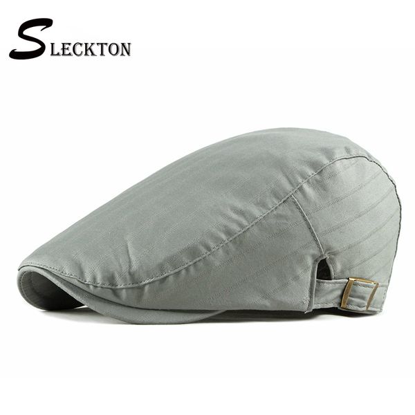 

berets sleckton fashion beret mens hat casual sboy cap for men and women adjustable peaked france flat gatsby casquette, Blue;gray