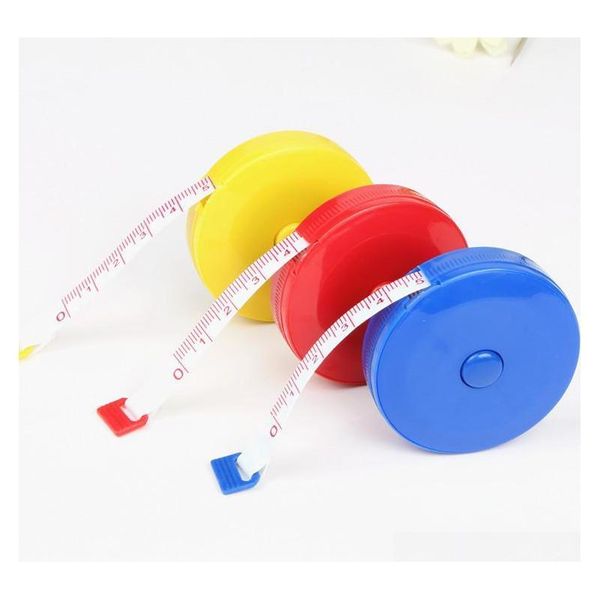 

200pcs retractable body measuring ruler sewing cloth tailor tape measure soft 60 3oekz