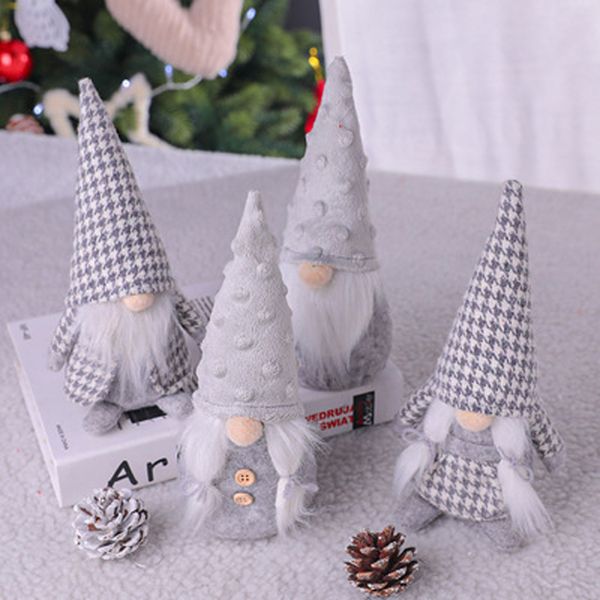 

wooden ornament merry handmade santa cloth doll birthday present for home christmas holiday decoration
