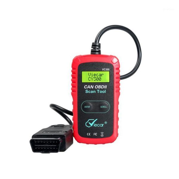 

new 2020 auto cy300 obdii obd2 car diagnostic scanner code reader scan tool vc300 can bus obd2 reader hand held automobile fault1