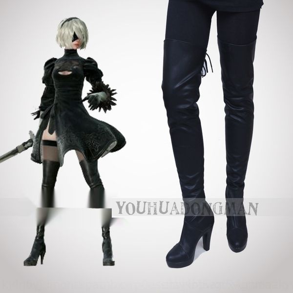 

fkxwi niner игры эра машины героиня 2b косплей обувь niner машина эпоха cosplay героиня 2b игра shoes5xuvx