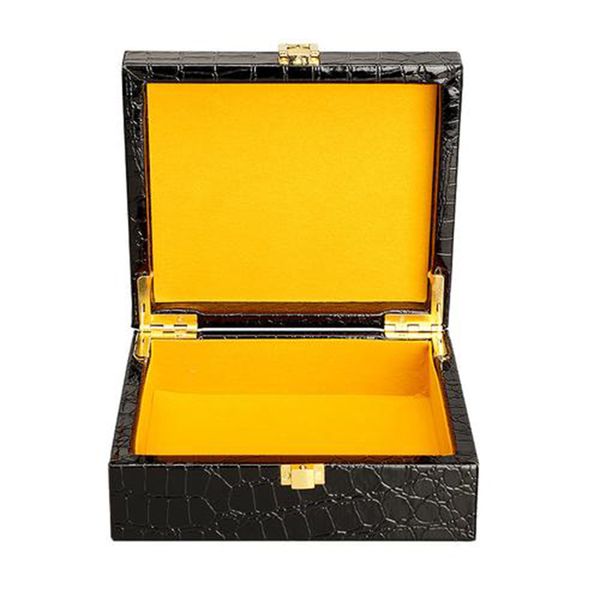 Может ли пользовательскую сумку Handmade чемодан бизнес портфель хранения сумочка оригинальная коробка кошелек рукой Singl Yaellow French Tote сцепления ручка небольших шпильков