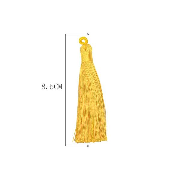 

5 20pcs color ice silk tassels fringe pendant diy craft material jewelry ornaments tassels trim garments curtains decor tassels h bbyfss