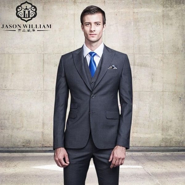 

ln086 (jackets+vest+pants) 2021 mens fashion boutique pure color groom wedding dress suits / male slim leisure business suits, White;black