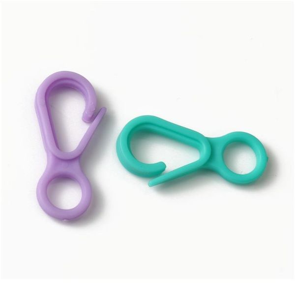 

10pcs/lot multicolor plastic lobster clasps hooks for jewelry making supplies handmade diy mask key necklace chains acc qyltoc