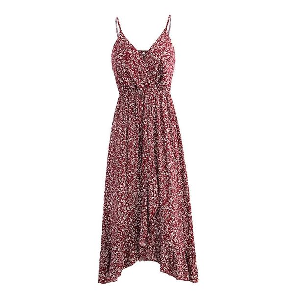 

women sling print dress sizes, Black;pink