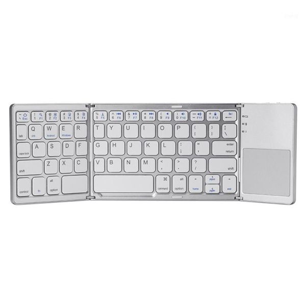 

twice folding bluetooth touchpad dual mode usb tablet mini keypad wireless keyboard for android windows1