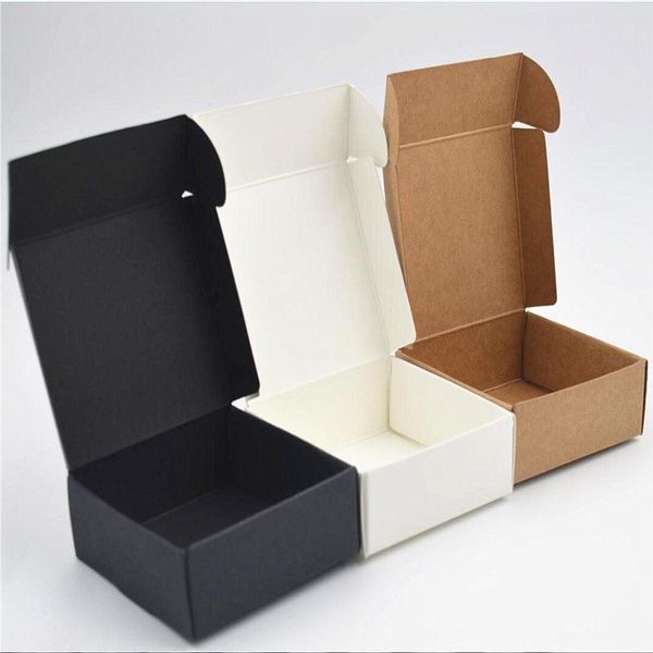 

gift wrap 100pcs kraft paper box nice packaging small size