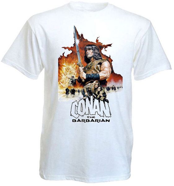 

дизайнеры балахон конан варвар v5 белый плакат все размеры s 3xl модные футболки уличная толстовка