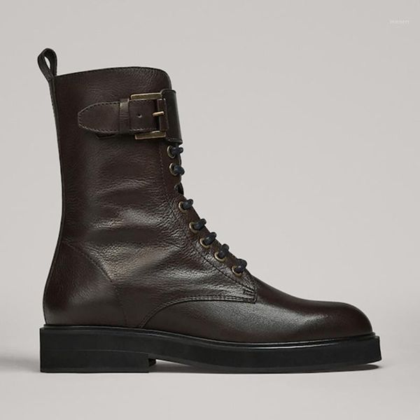 

women's boots genuine leather withered england retro high street fashion cowhide soft zippers high boots women shoes1, Black
