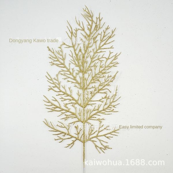 

6vkpi multi hollow seaweed 40cm color gold pendant leaf 40cm hollow seaweed multi color gold powder leaf pendant pendant powder y23e3