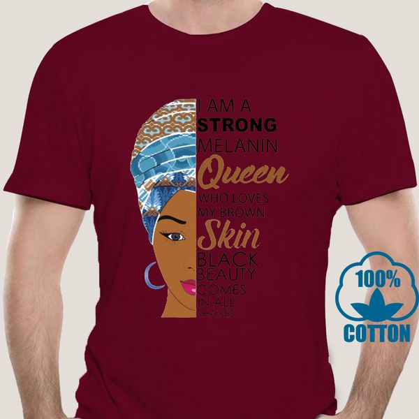 

0275a i am сильная меланин королева одежды африканский черная девочка месяц истории fe меланин poppin femme спорт толстовка с капюшоном толс