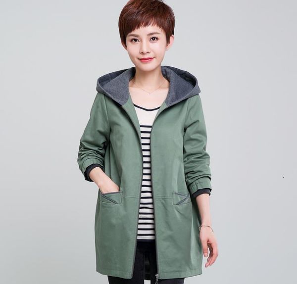 

Autumn Cover Women New Jacket Long Coat Thin Section Wjhe, Black;brown