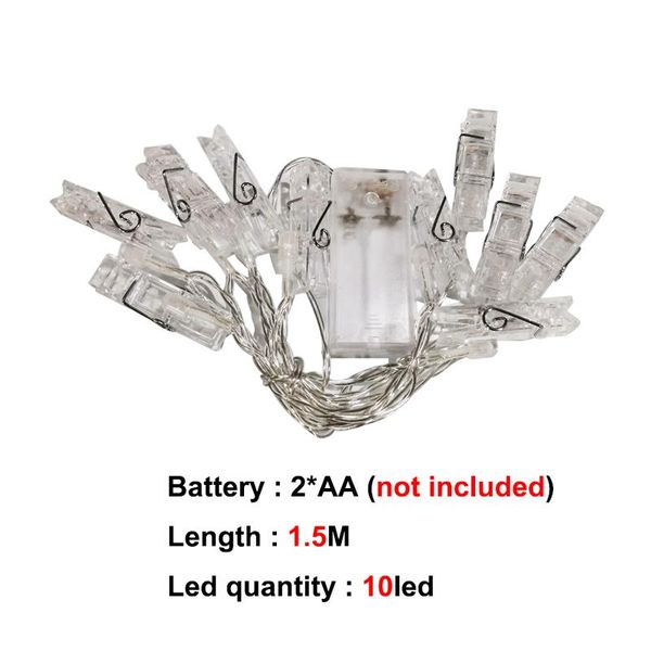 

1й ого ого 10й фотоклип usb led гирлянды сказочных огни открытые батарейки garland новогоднего украшение партия свадебного sqctzi