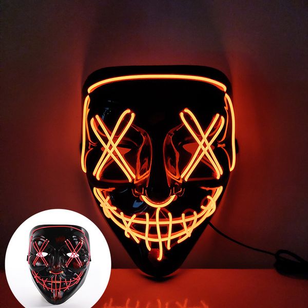

custom neon silicone halloween mold cosplay old silicon fashion party mask black face the purge gold halloween mask