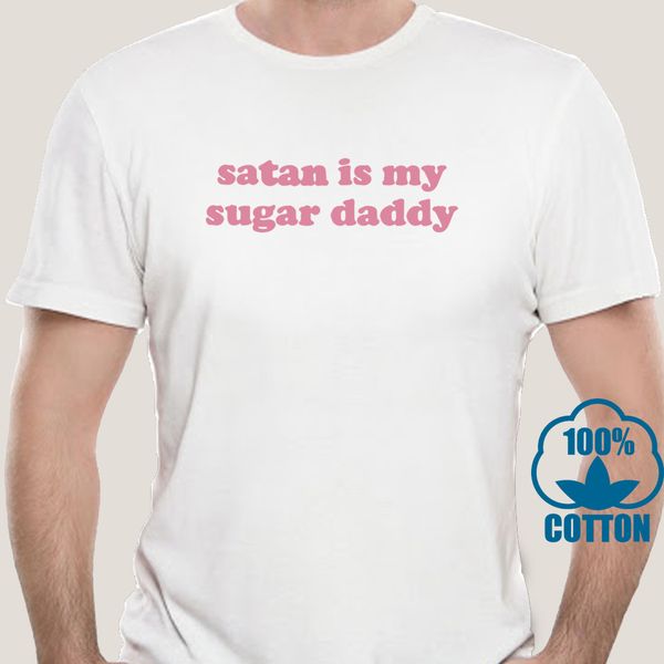 

0025a сатана sugar daddy письмо печать ulzzang урожай tees casual 2xl сними вскользь короткий рукав gothic hip hop толстовка толстовка футбо