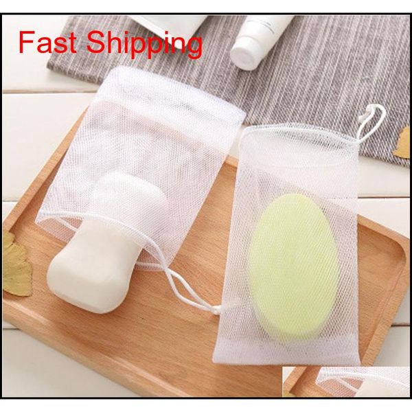 

2020 new soap blister bubble net mesh soap face wash froth nets soap mesh bag manual bag plastic bag bathroom accessories u11fz 5skg6