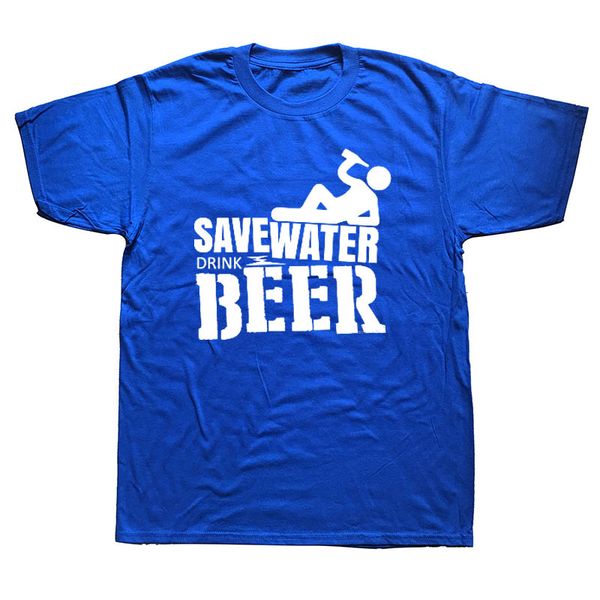 

save water drink beer men's new summer casual boy's funny print men camisetas masculina hoodie designers t shirts sweatshirt