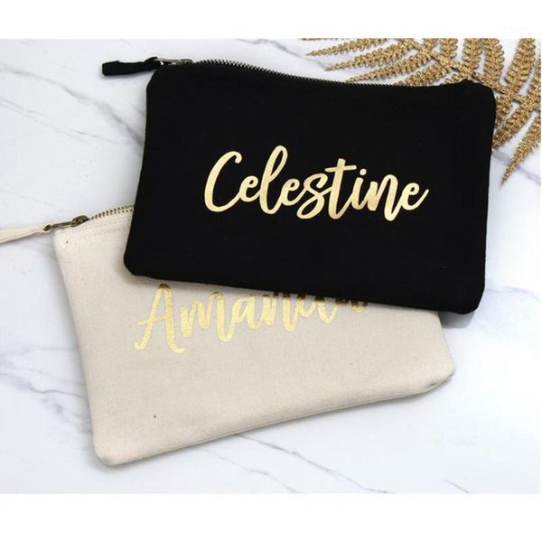 

personalized name cosmetic bag , bridesmaid make up bag , bide makeup bridesmaid favor gift hen party toiletry bag,pouch1