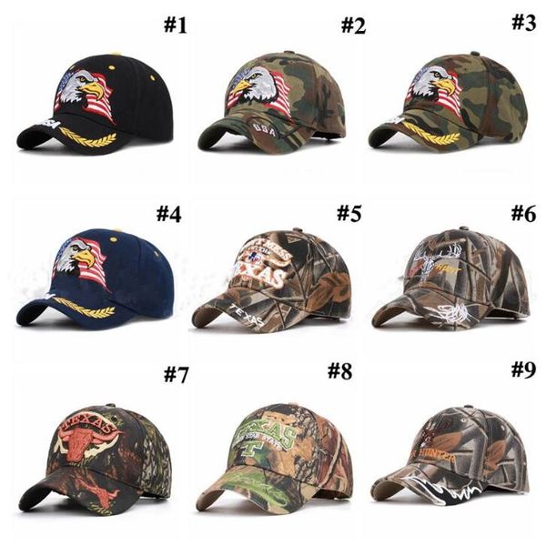 

american flag baseball cap eagle embroidery snapback camo outdoor sports tactical hats versatile outdoor sunscreen party hat zcgy167
