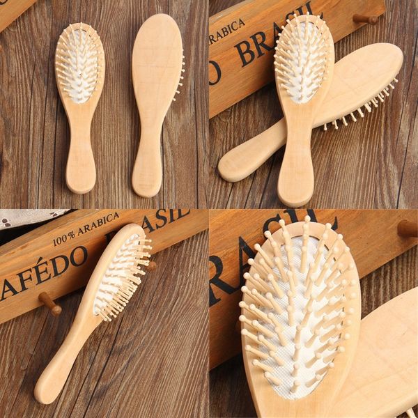 

massage hair care solid wood comb antistatic detangling airbag knot styling combs multi function hairdressing brush barber tools 3 35hs b2