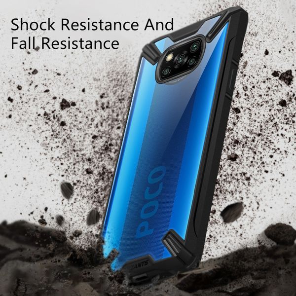 

bumper x3, airbag for poco x3 nfc case transparent cover mobile phone accessories