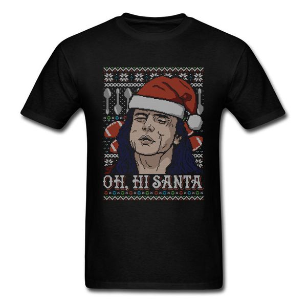 

disaster artist oh hi santa t shirt funny clothes summer tee shirts christmas t shirt black tshirts xmas sport hooded sweatshirt hoodie