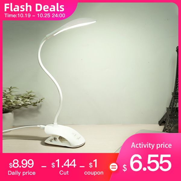 

yage yg-5933 usb 14 with clip bed reading book light led desk lamp table touch 3 modes 1020