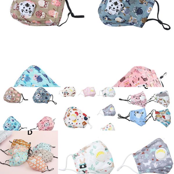 

designs cartoon face 20 with kids valve mask animal printed dust mask washable mouth masks reus 9upq hc7j