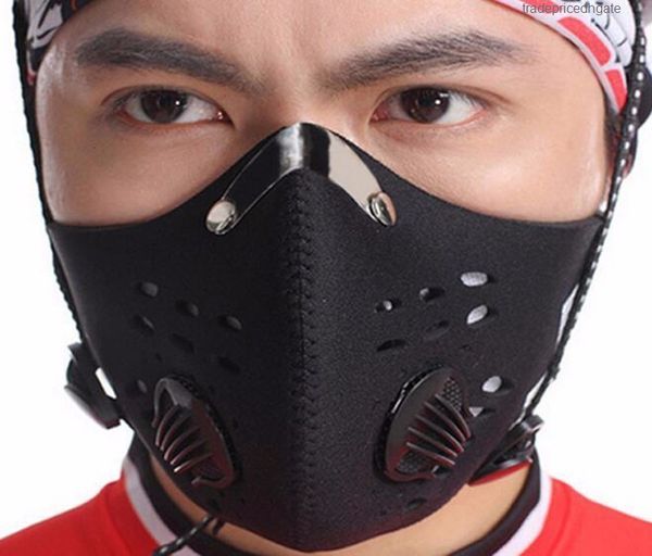 

fog grid outdoor sport and haze pm2.5 anti cycling men women training mask dustproof anti-pollution activated carbon filter