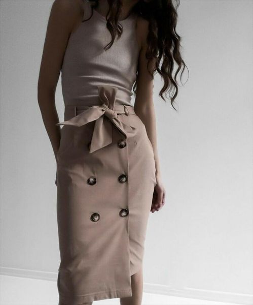 

women knee length bodycon pencil skirts casual ruffle wrap sundress party clubwear straight formal elegant office skirts, Black