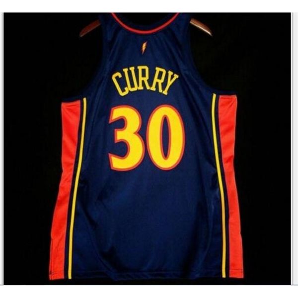 

custom 604 youth women vintage stephen curry orange 09 10 college basketball jersey size s-4xl or custom any name or number jersey, Black