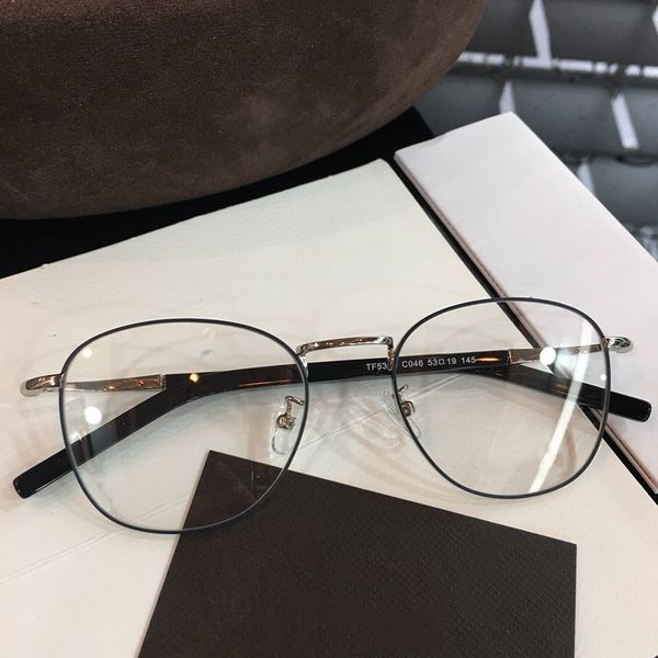 

tf5333 new fashion eyeglass frame short-sighted eye frame retro large frame can measure prescription lens size 53-19-145