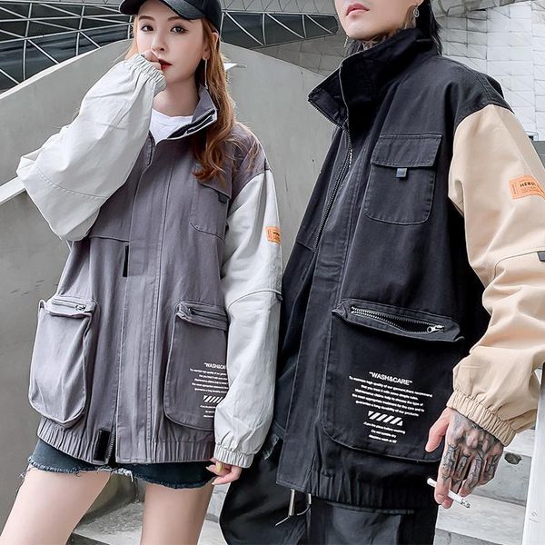 

men's bomber jacket spring 2020 new korean version trend handsome clothes student casual clothing windbreaker black army green1, Black;brown