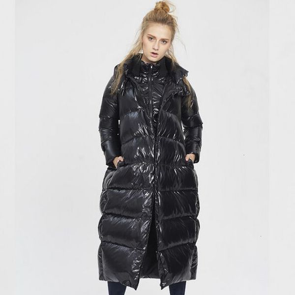 

paxl women's long white feather coat