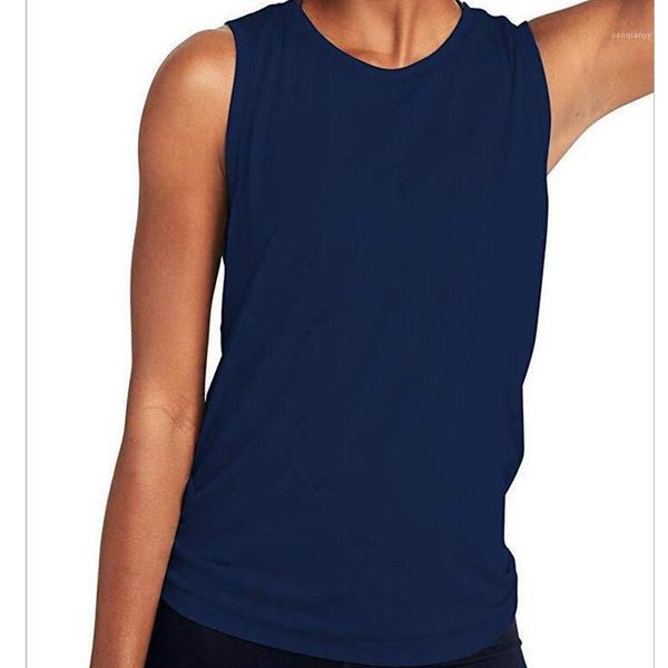 

yoga outfits maijion women shirts sleeveless tank mesh back workout quick dry sports vest ladies running t shirt1, White;red