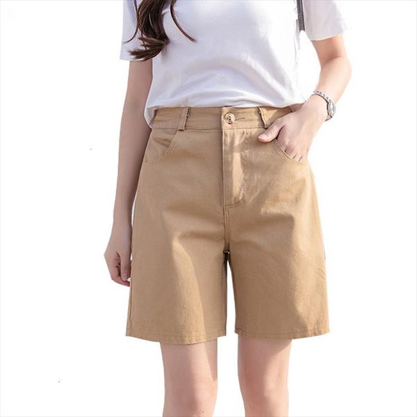 

summer women short fashion loose cotton wide leg shorts candy color casual shorts womens plus size bottoms s 3xl, White;black