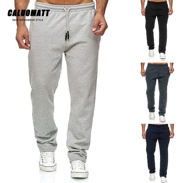 

mens casual sweatpants spring autumn jogger track pants elastic solid drawstring trousers male loose fitted gym harem pants male, Black