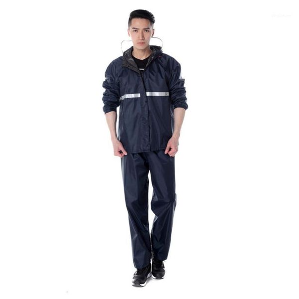 

thicken motorcycle raincoat set split raincoat male female rain pants hs hs1
