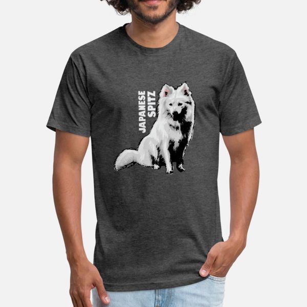 

japanese spitz cute pet dog sitting womens cloths t shirt crewneck vintage summer tracksuit hoodie sweatshirt