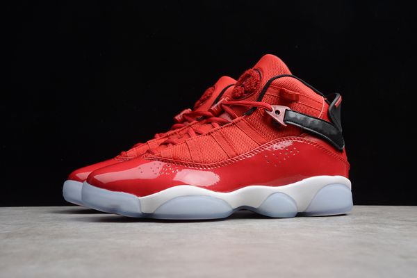 

red, white and light blue bottom dmp travis scotts 6 joe's six crown men's basketball shoes spare unc flight training shoes jumpma, White;red