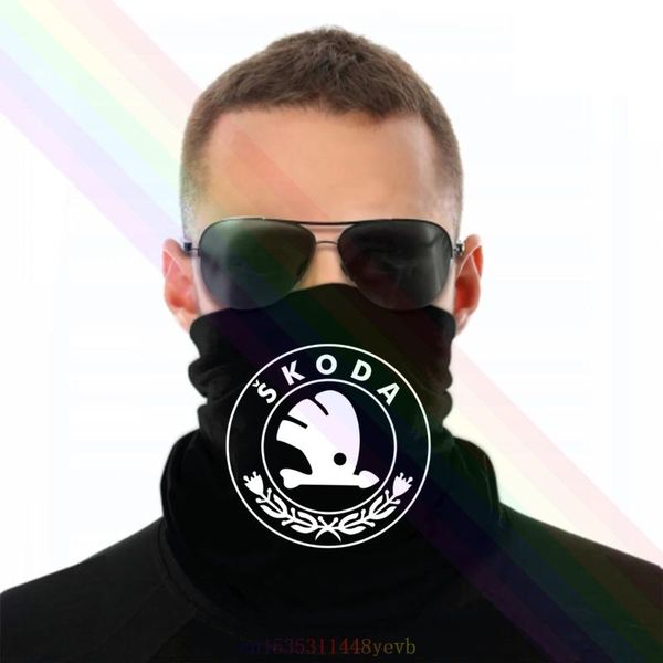

skoda classic black 2020 popular headband scarf bandana neck warmer unisex, Blue;gray