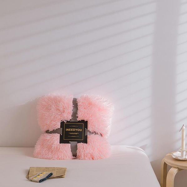 

solid color throw blanket soft winter blanket for bed sherpa flannel fleece home travel warm plaid