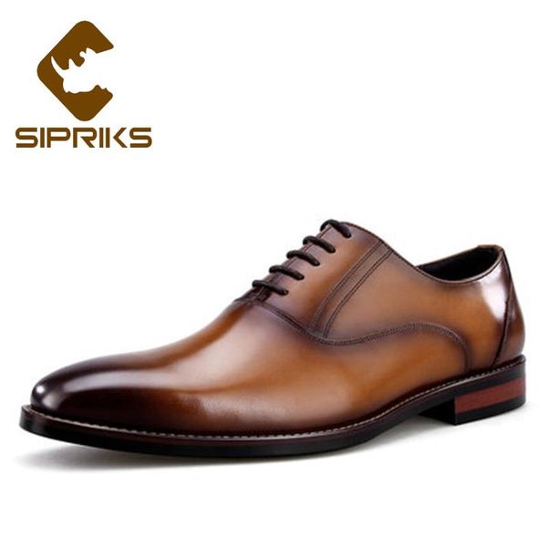 

sipriks luxury патина кожа платье обувь мужских оксфорды уникальная дизайнерская формальный смокинг обувь мужских свадьбы социальная, Black