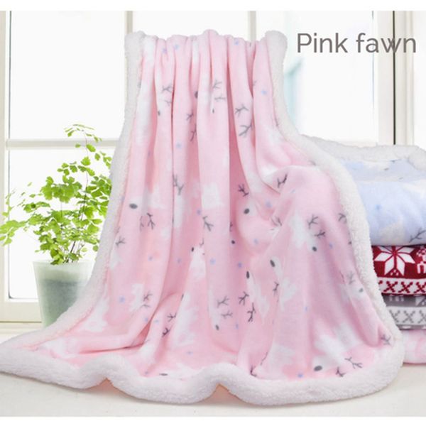 

baby blanket easy to clean suitable for newborn babies simple style stroller blanket 80*100cm cartoons comfortable baby blankets lj201128