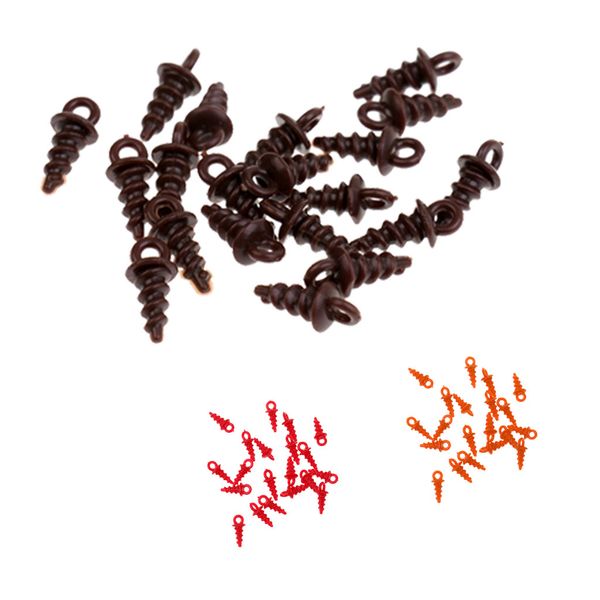 

60 pcs pop up peg bait screw chod stiff hinge carp fishing rig baits tackle